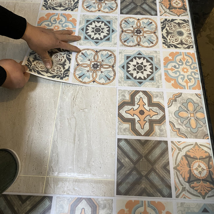 Koadclo | Multi-Tonal Vinyl Plank Flooring – Peel and Stick Porcelain Tile Look for Kitchen & Bath