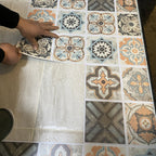 Koadclo | Multi-Tonal Vinyl Plank Flooring – Peel and Stick Porcelain Tile Look for Kitchen & Bath