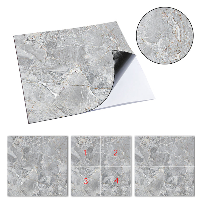 Koadclo | Multi-Tonal Vinyl Plank Flooring – Peel and Stick Porcelain Tile Look for Kitchen & Bath
