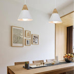 Koadclo | Minimalist Wooden Pendant Light – NordicLight Scandinavian Ceiling Lamp