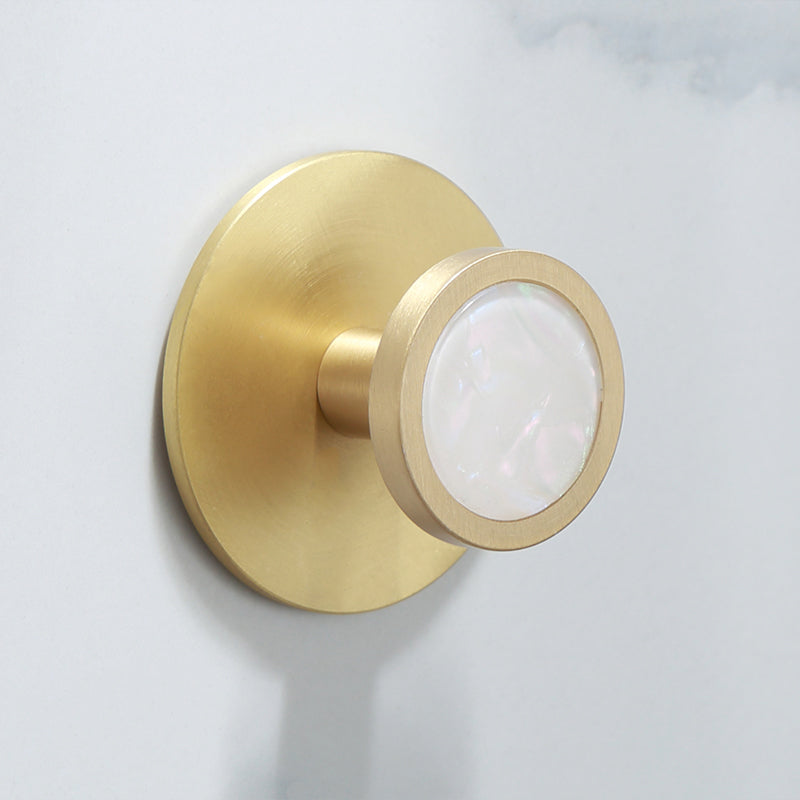 Koadclo | Polished Brass Bathroom Accessory Set - Marble Bathroom Hardware