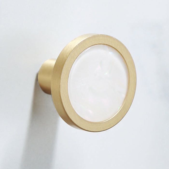 Koadclo | Polished Brass Bathroom Accessory Set - Marble Bathroom Hardware
