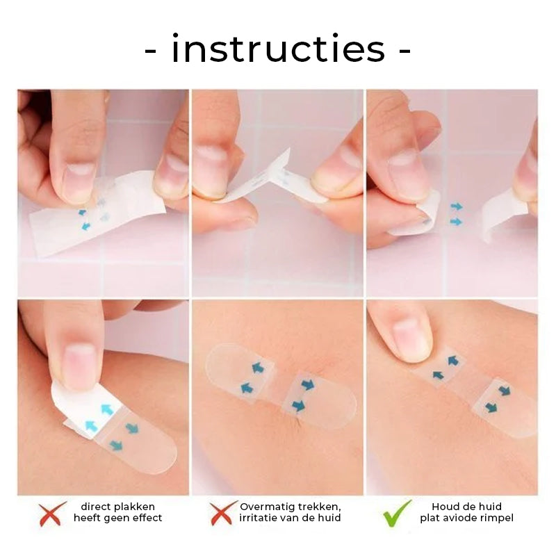 Amtn Club | Invisible Face Lifter Tape – Instant Face Lift & V-Shape Slimming Tape