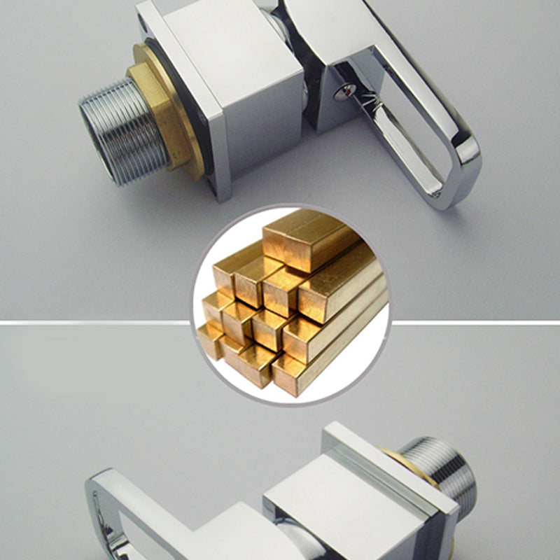 Koadclo | Modern Brass Roman Bathtub Faucet - Waterfall Spout