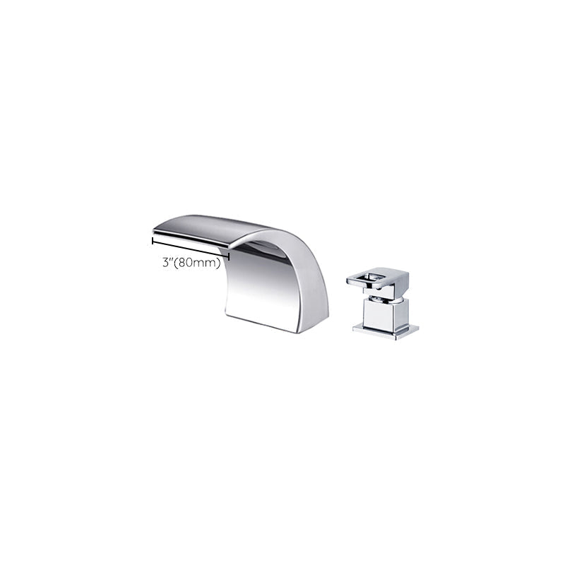 Koadclo | Modern Brass Roman Bathtub Faucet - Waterfall Spout