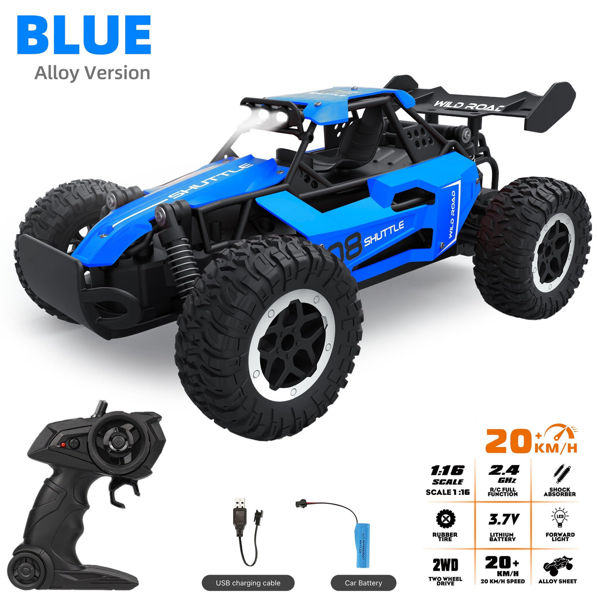 koadclo | Remote Control Off-Road Alloy Racing Car