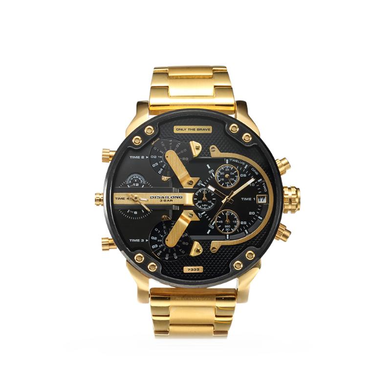 Koadclo | Stainless Steel Chronograph Quartz Watch – Premium Analog Sport Wristwatch for Men