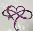 Koadclo | Endless Heart Steel Wall Decoration – Metal Wall Art for Living Room & Bedroom