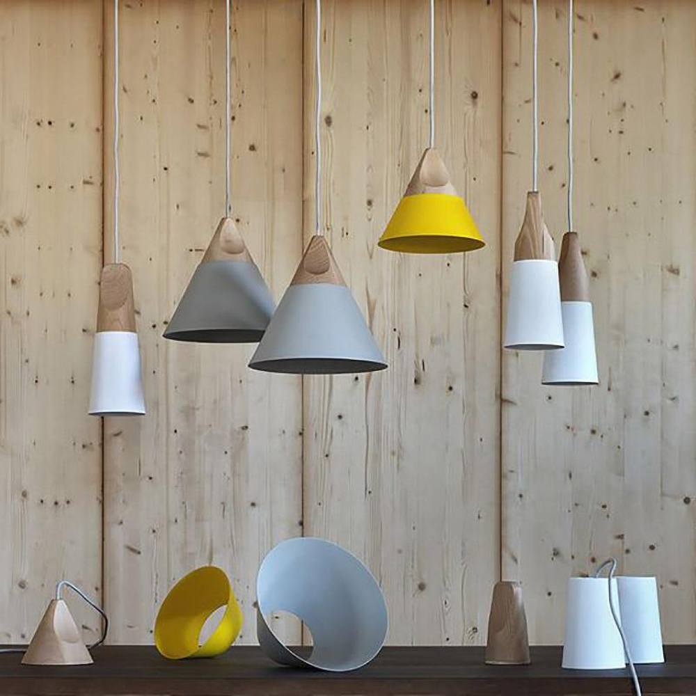 Koadclo | Minimalist Wooden Pendant Light – NordicLight Scandinavian Ceiling Lamp