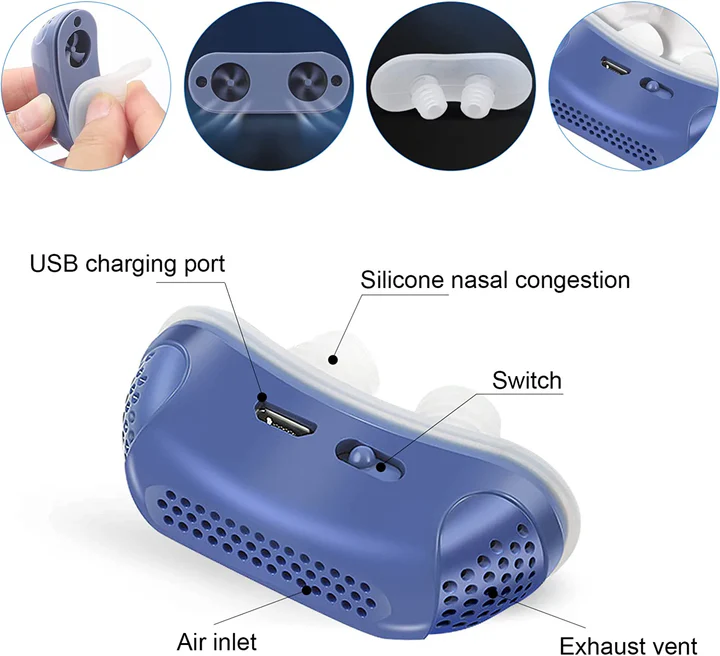 Koadclo | Micro CPAP Sleep Apnea Machine for Travel – Portable Anti-Snoring Device