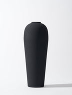 Koadclo | Lola Vase – Structured Black Ceramic Home Decor