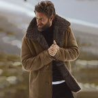 Aspeno | Men’s Shearling Winter Coat