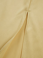 Moonlight Open Back Satin Slit Long Dress for Elegant Evenings
