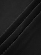 Semi-Sheer Ladder Ruffle Zippered Long Dress with Elegant Flowing Skirt