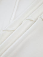 Basic Piping Long Sleeve Top Comfortable Casual Fit