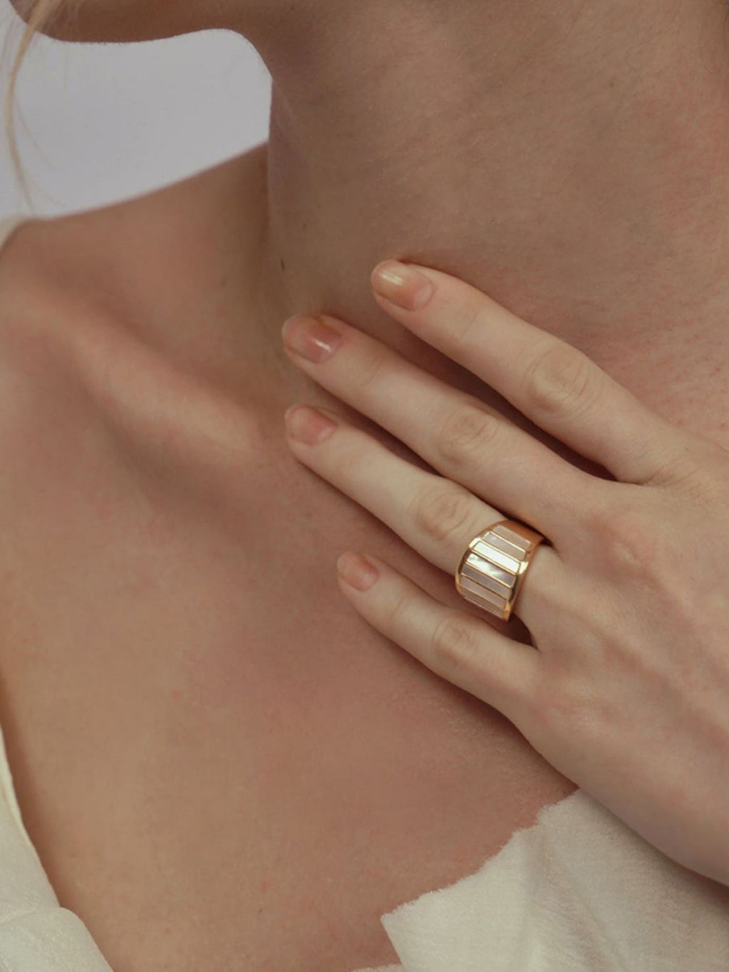 Pinctada Decor Ring Handcrafted Elegant Pearl Jewelry