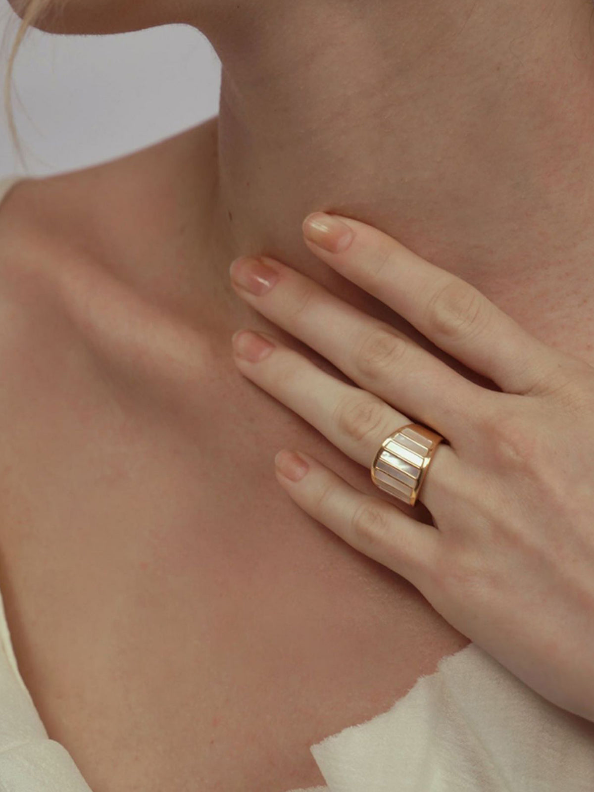 Pinctada Decor Ring Handcrafted Elegant Pearl Jewelry