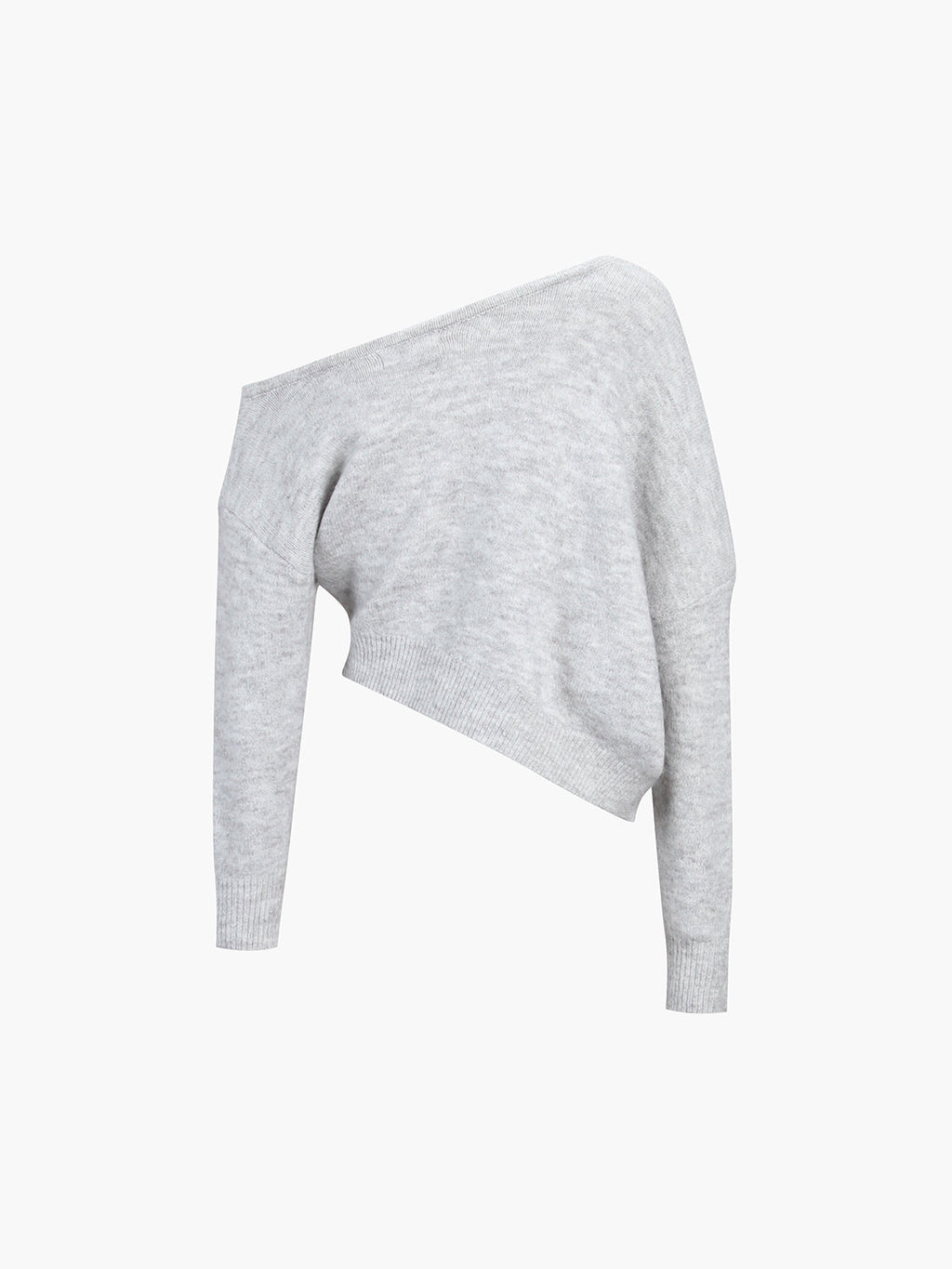 One Shoulder Asymmetric Sweater For Women Casual Style