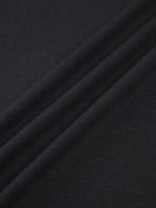 Contrast Trim Mock Neck Long Sleeve Top Women's Casual Fit