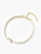 Vintage Double Layer Faux Pearl Choker Necklace Elegant Bridal Accessory