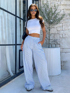 Styling Striped Long Pants for Versatile Everyday Wear