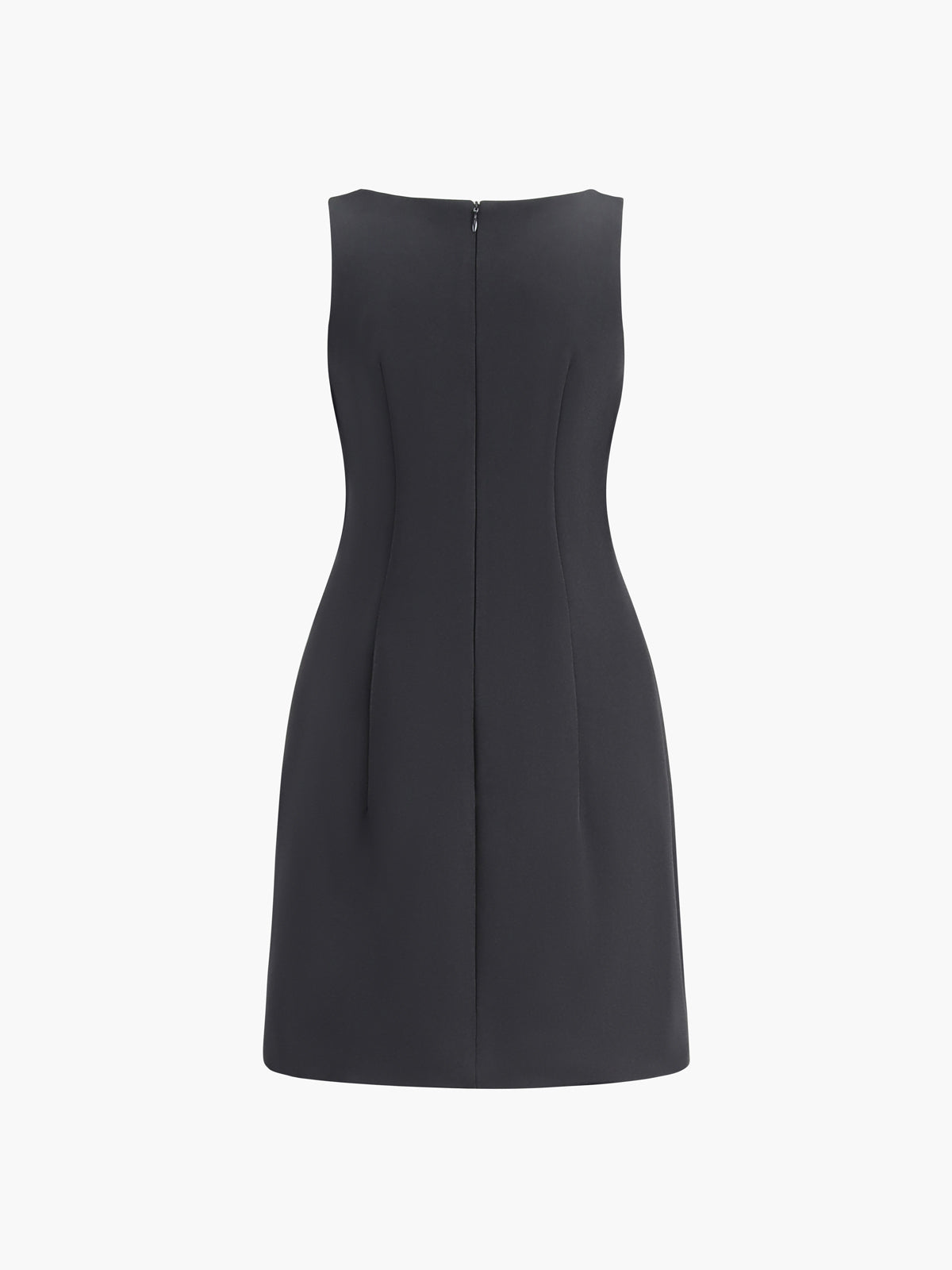Suiting Sleeveless Short Dress for Elegant Evening Events