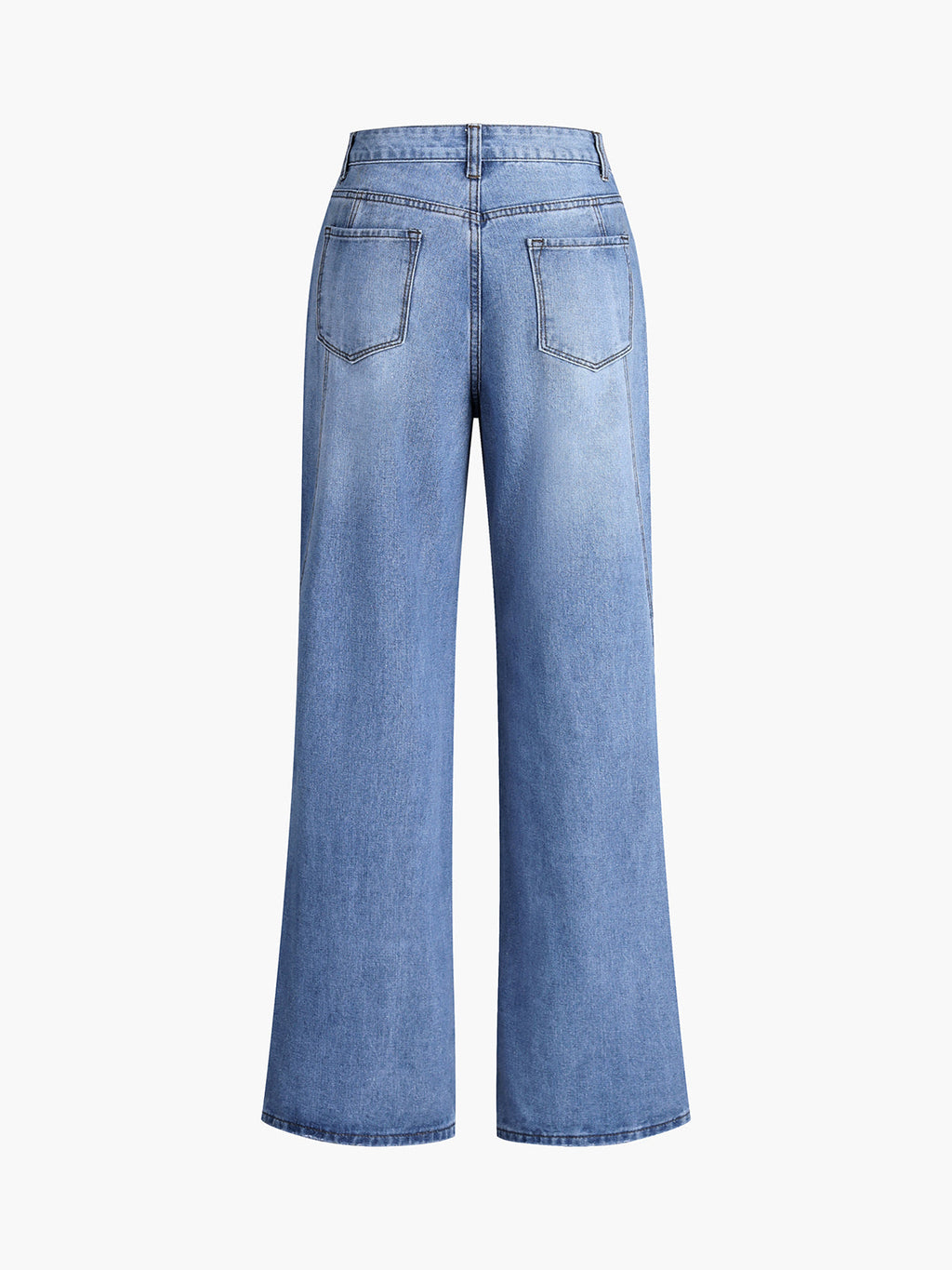 Vintage Denim Straight Leg Jeans Perfect for Everyday Wear