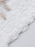 Sweetie Bow Detail Cami Top with Adjustable Straps for Women
