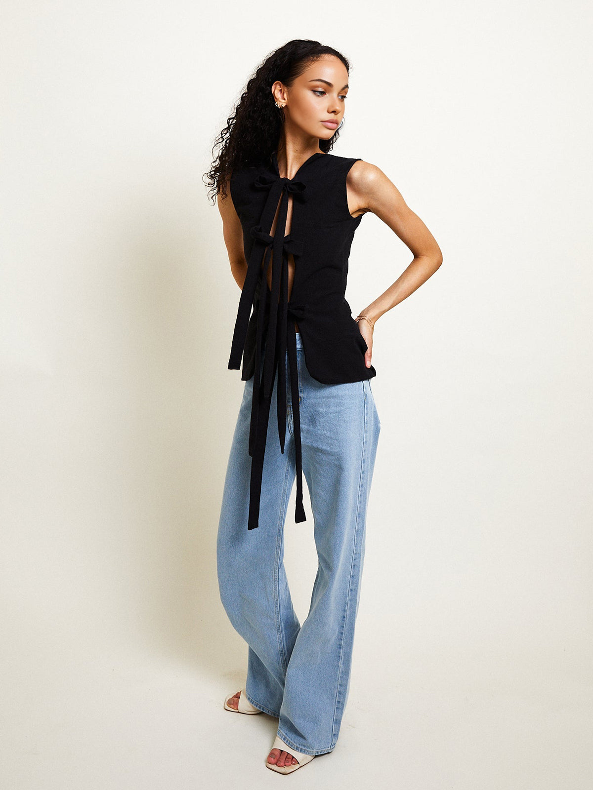 Cotton Knotted Multi-Wear Tank Top Versatile Lightweight Summer Essential