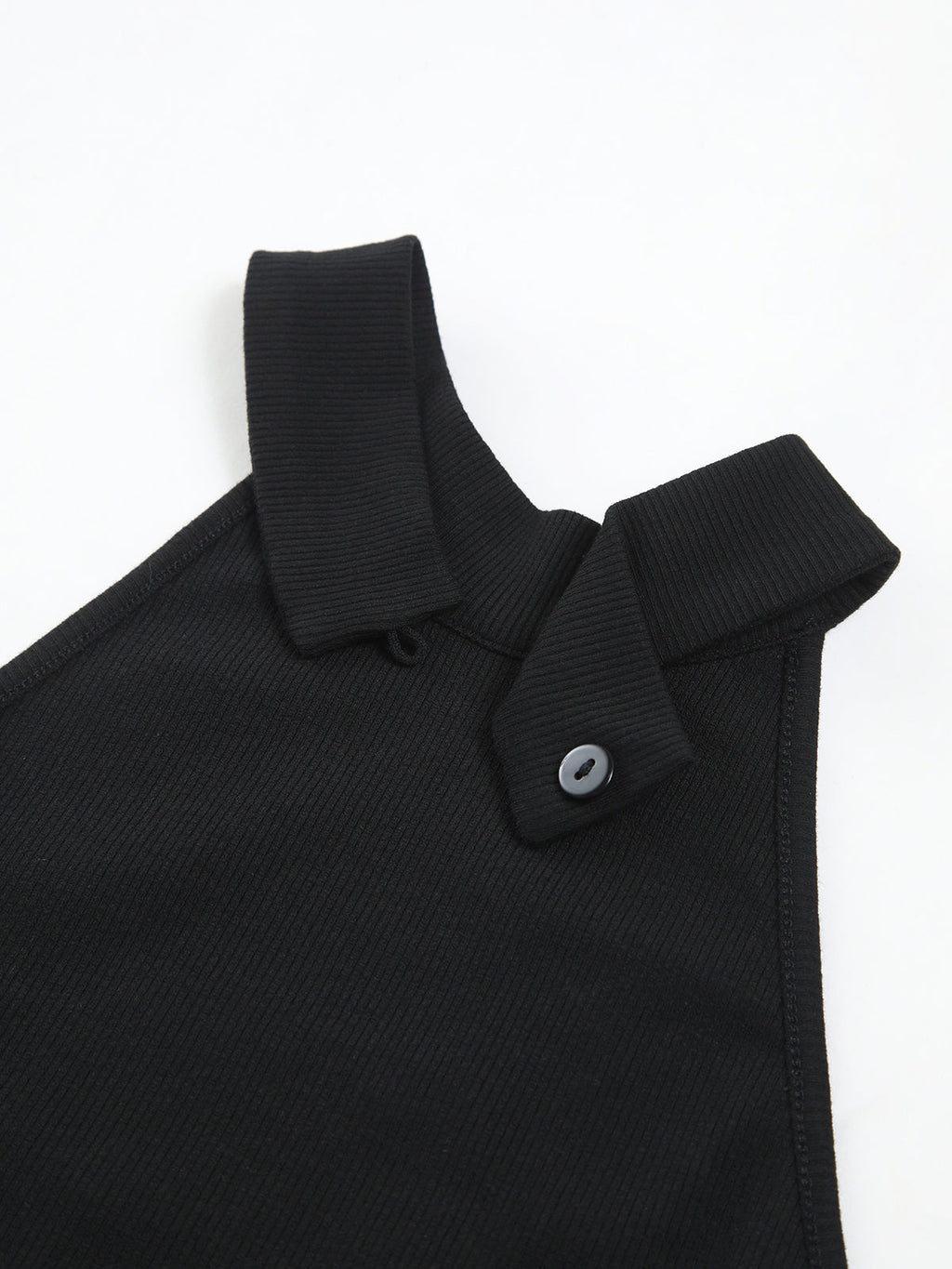 Two-Tone Halter Puff Short Dress for Cocktail Parties