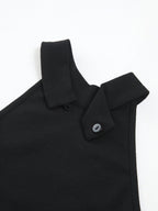 Two-Tone Halter Puff Short Dress for Cocktail Parties