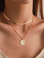 Multi-Layer Ball Bead Necklace for Women, Elegant Jewelry