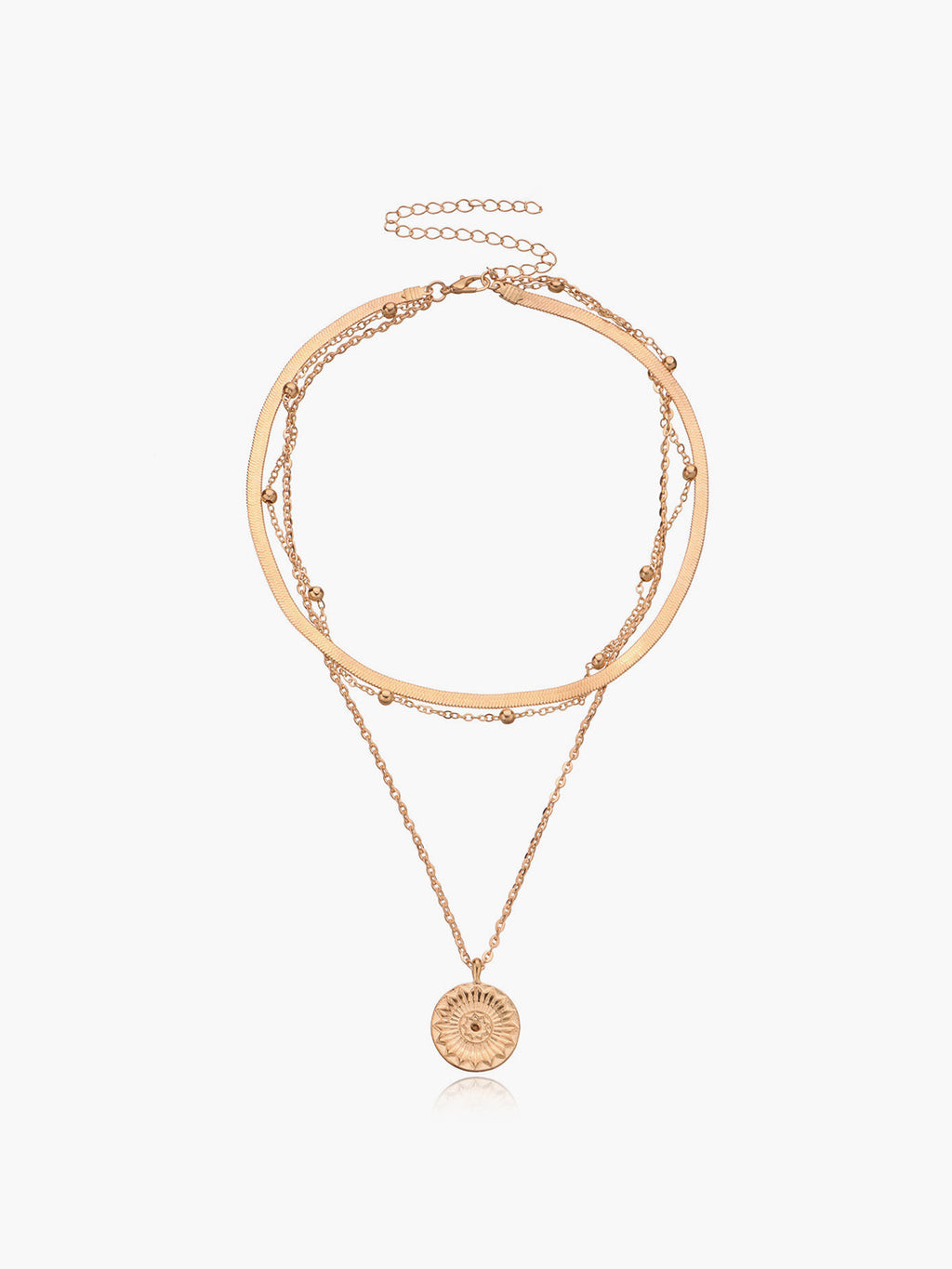 Multi-Layer Ball Bead Necklace for Women, Elegant Jewelry