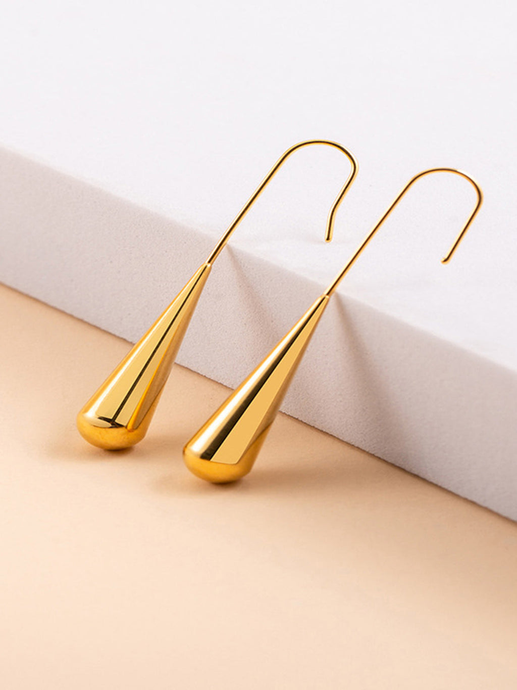 Minimalism Water Drop Pendant Earrings for Women Elegant Jewelry