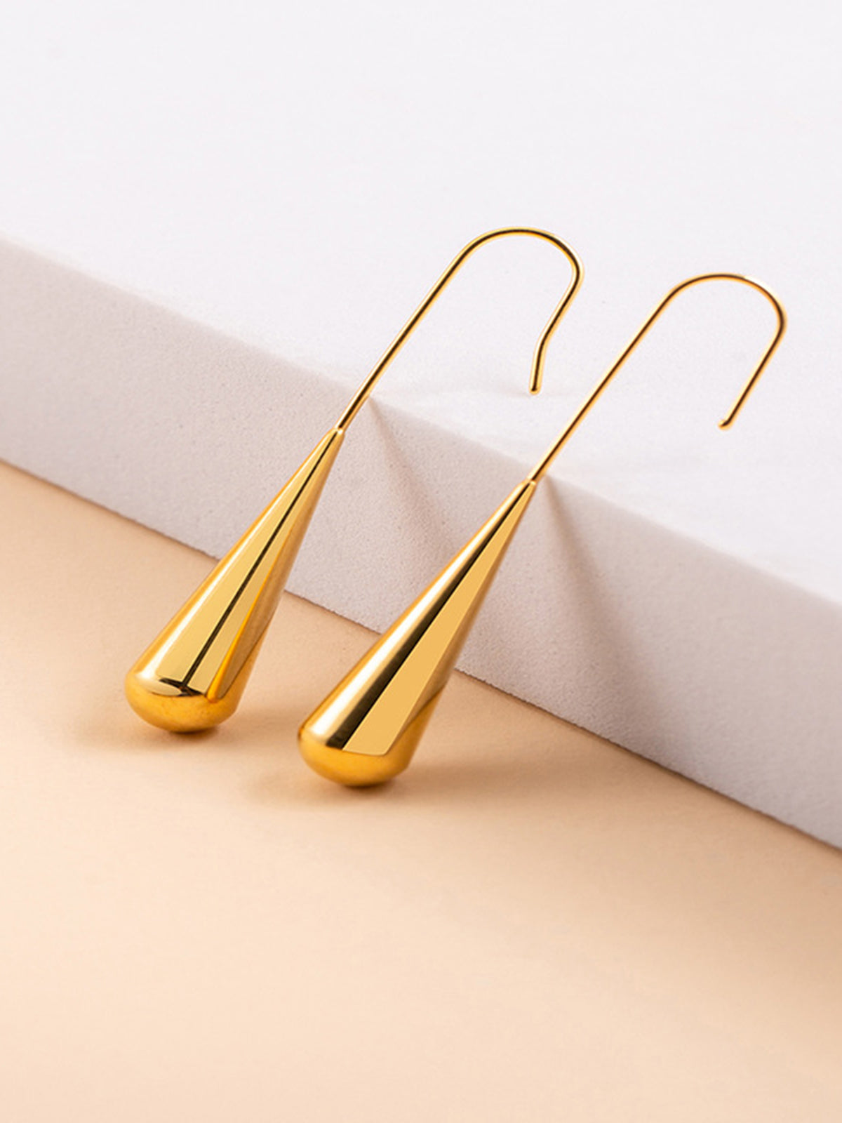 Minimalism Water Drop Pendant Earrings for Women Elegant Jewelry