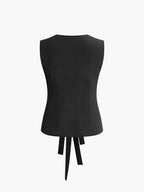 Cotton Knotted Multi-Wear Tank Top Versatile Lightweight Summer Essential