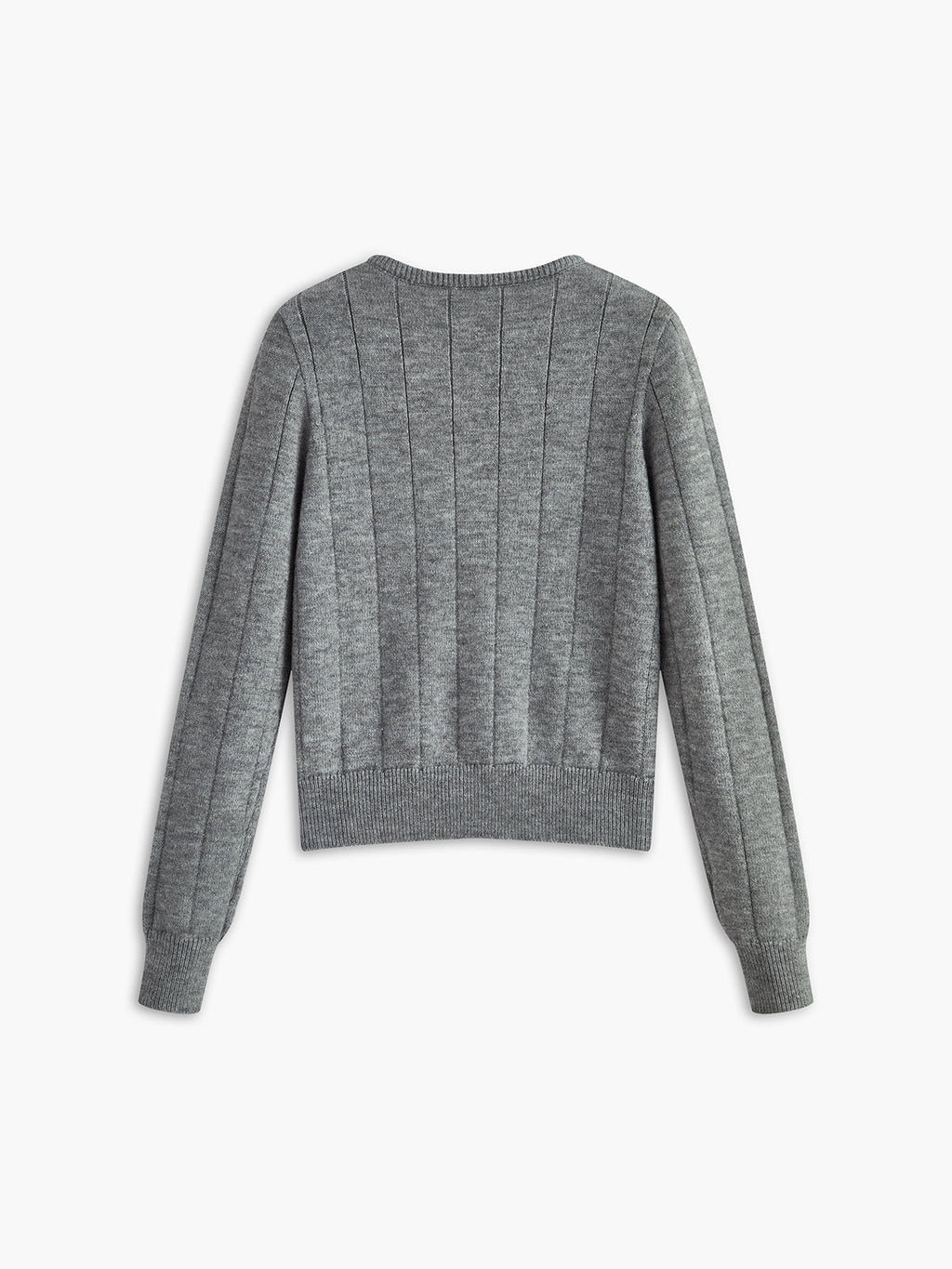 Crew Neck Button Soft Cardigan Lightweight Comfortable Fit