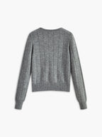 Crew Neck Button Soft Cardigan Lightweight Comfortable Fit