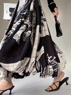Bud Waist Side-Zipper Midi Skirt Women's Flowy Spring Summer Collection