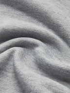 Minimalist Plain Polo Sweatshirt for Everyday Casual Wear