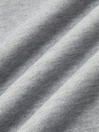 Minimalist Plain Polo Sweatshirt for Everyday Casual Wear