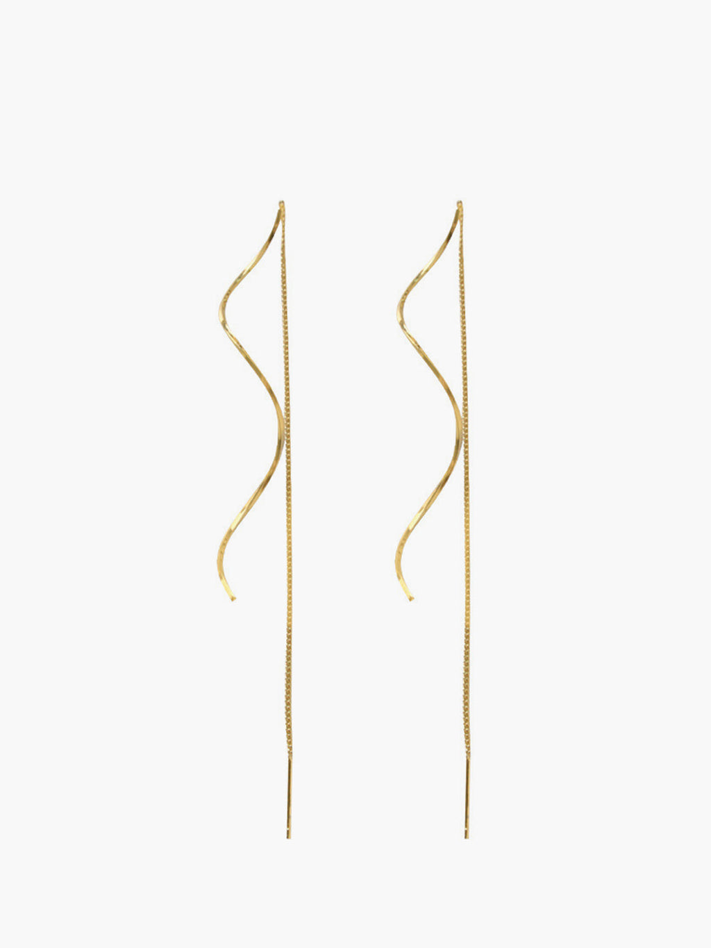 Spiral Tassel Earrings Handmade Lightweight Dangle