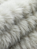 PU-Collar High Stretch Fuzzy Cardigan Cozy Winter Fashion Essential
