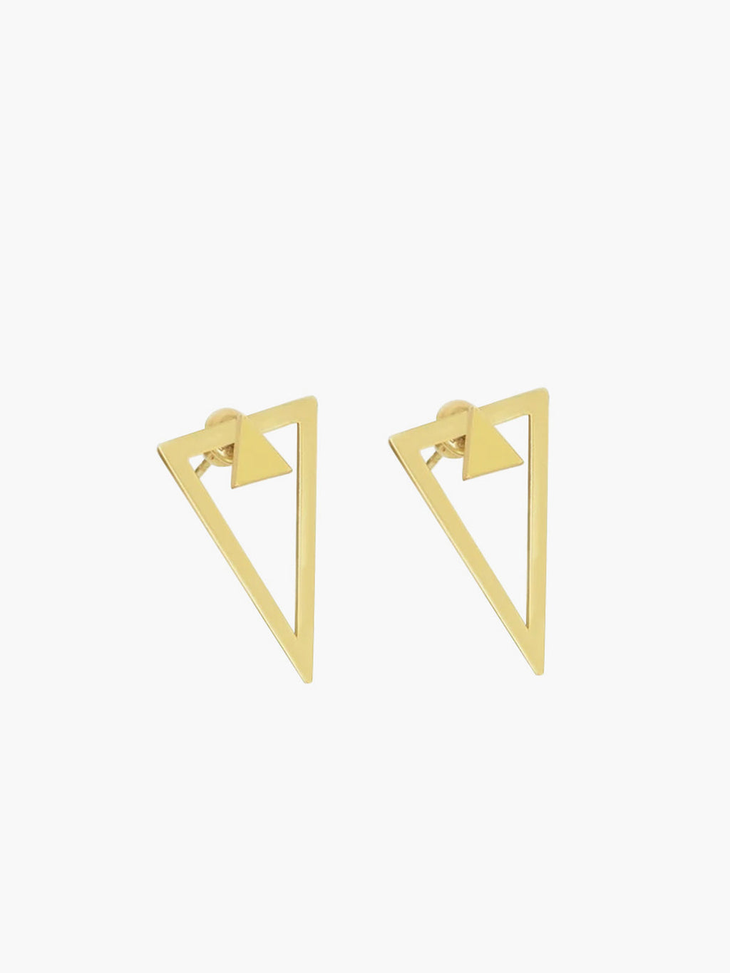 Detachable Triangle Earrings Trendy Modern Geometric Design