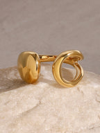 Cutout Open Ring Adjustable Modern Jewelry for Women