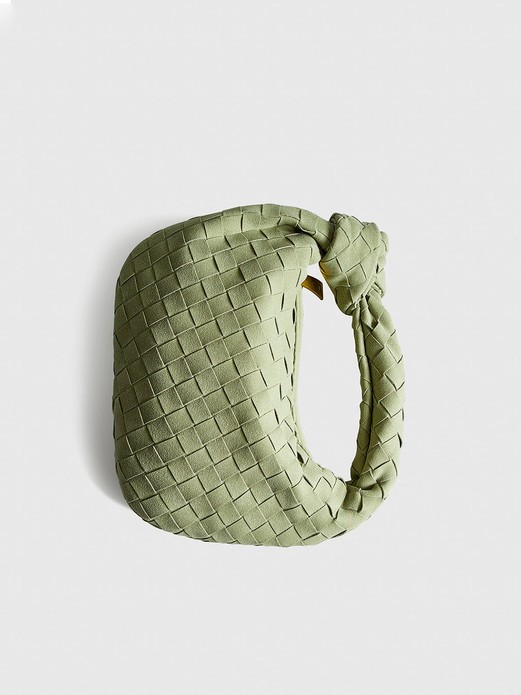 Rounded Woven Knotted Bag with Adjustable Strap Handmade