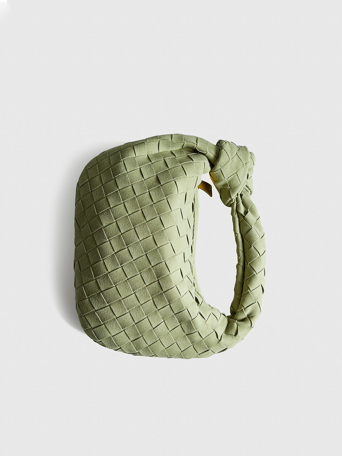 Rounded Woven Knotted Bag with Adjustable Strap Handmade