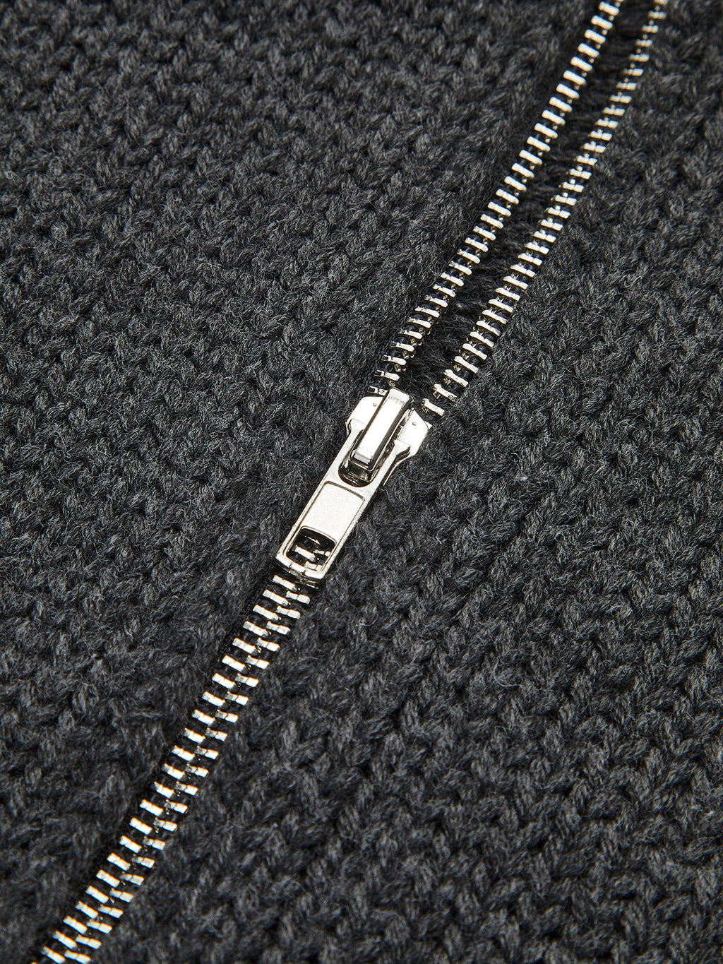 Double-Zip Pockets Lapel Cardigan for Men with Lightweight Fabric