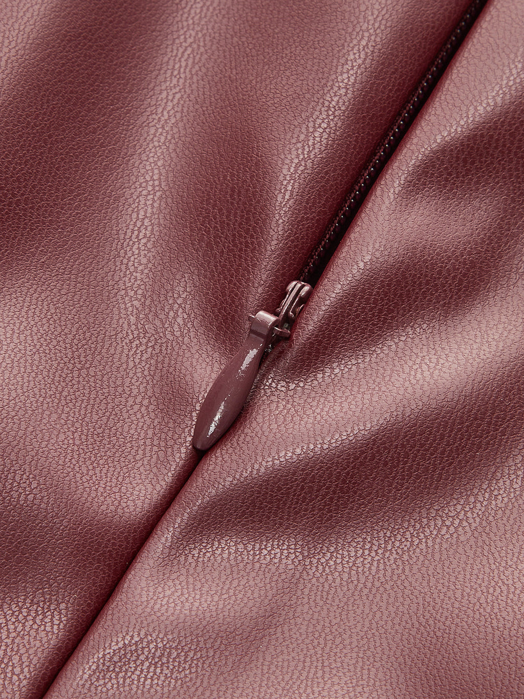 Mock Neck Faux Leather Cinched Tank Top Sleeveless Stylish Versatile