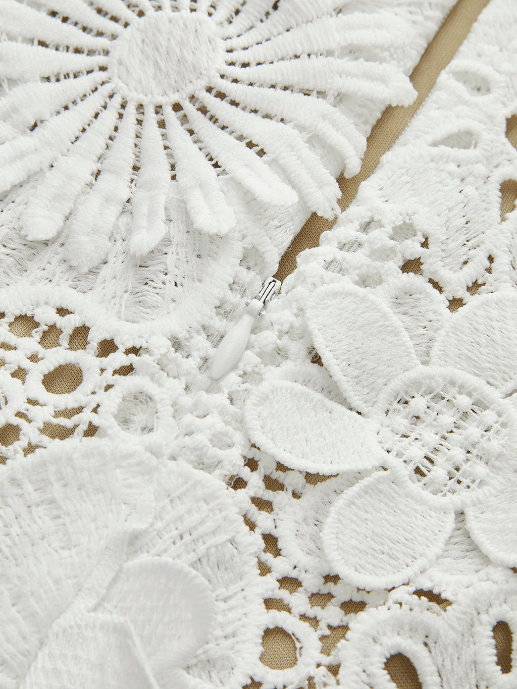 Asymmetrical Floral Lace Top Skirt Set for Elegant Evening Wear